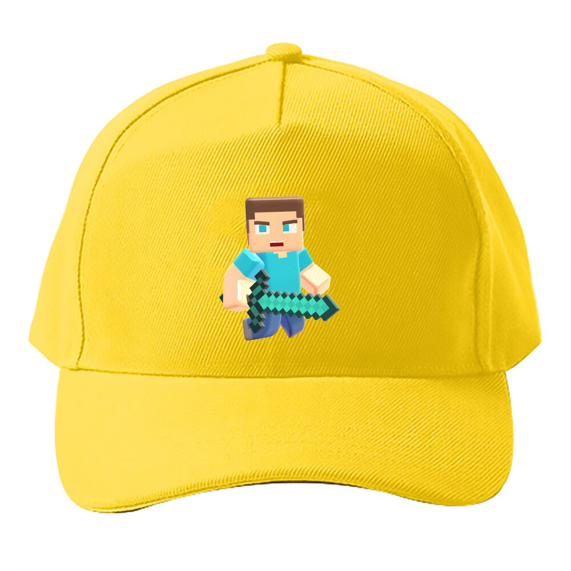 （画像用） マインクラフト ブロックの世界 Minecraft MC Block world ベースボールキャップ 綿100％ 男女兼用 帽子 スポーツ